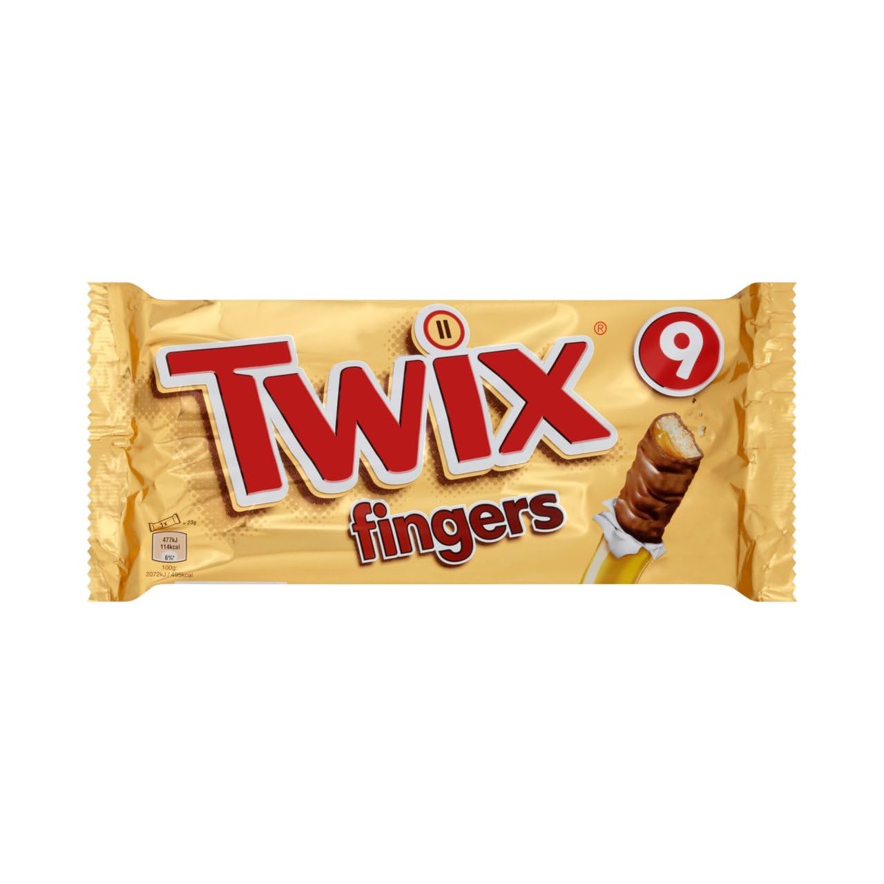 Twix Schokoriegel, Karamell- und Milchschokoladenkekse, 9 x 40 g Multipack