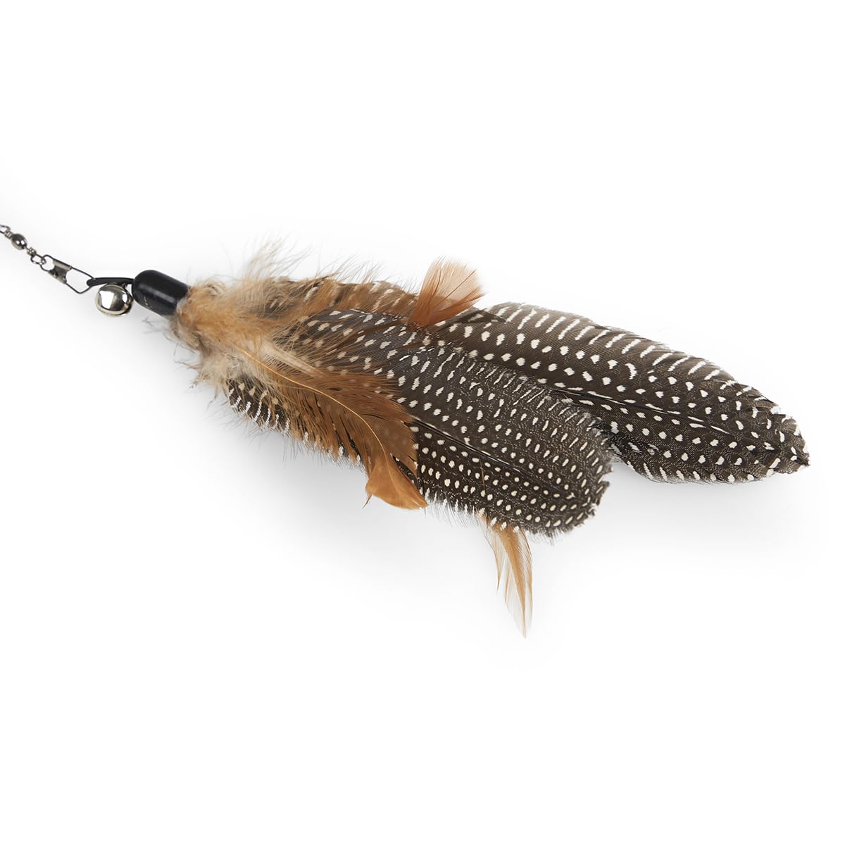 Petface Retractable Feather and Bell Wand Cat Toy - Interactive Teaser | Portable 6