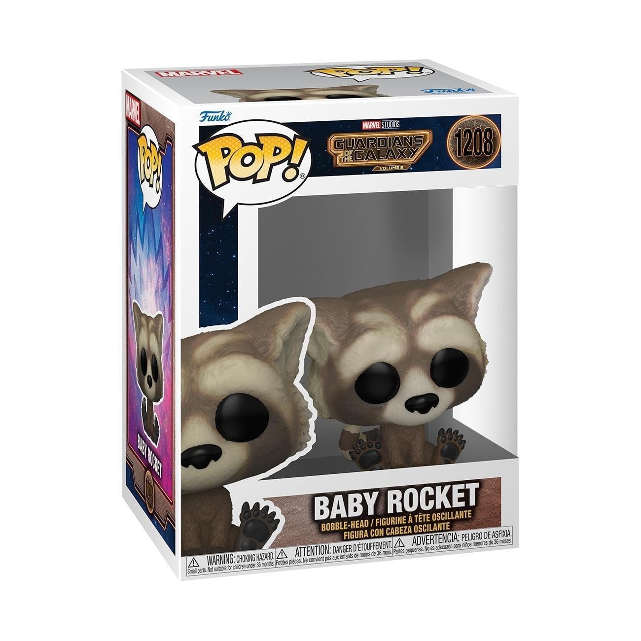 Funko Pop! Vinyl: Guardians of the Galaxy 3 - Baby Rocket Raccoon Collectible Figure