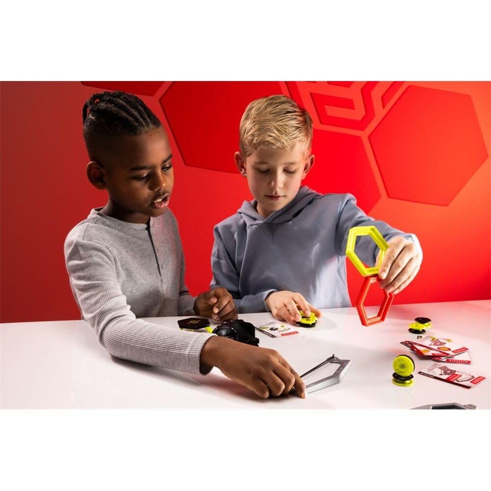 Fat Brain Toys Magshuto Stunt Park - Trick Shot Ramp Set with 15 Challenges for Ages 6-15 4