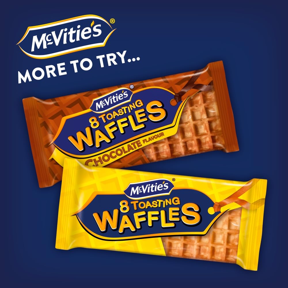 McVitie's Toasting Waffles, 8 x 28 g Waffles per Pack (Pack of 1) 4