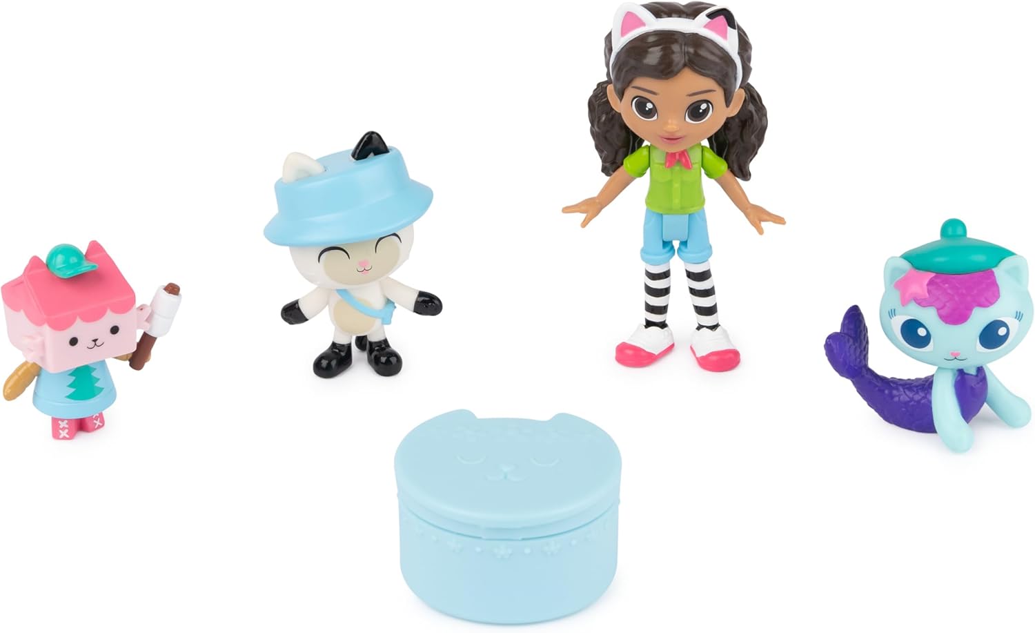 Gabby's Dollhouse Campfire Gift Pack - 4 Collectible Figures with Surprise Accessory & App Reward, Ages 3+