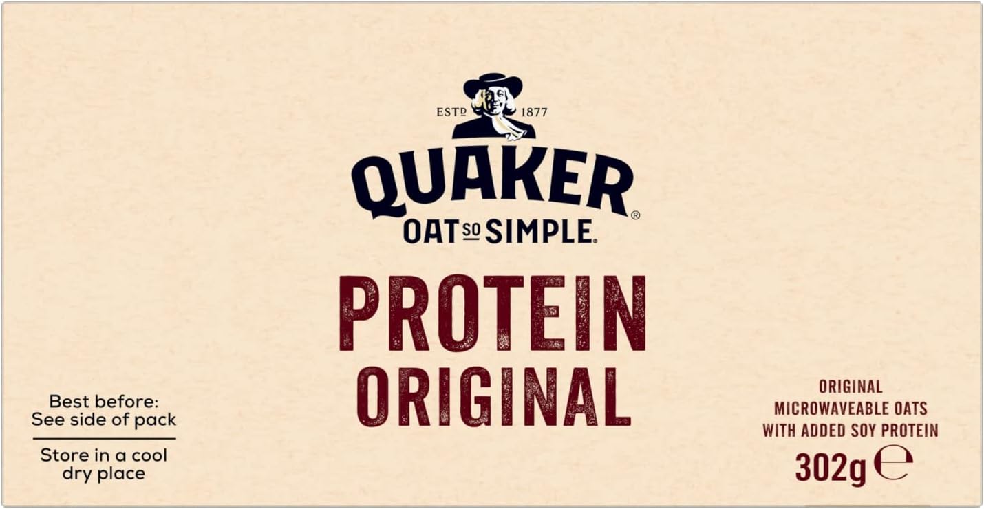 Quaker Oat So Simple Protein Original Porridge, 8 x 37.7g