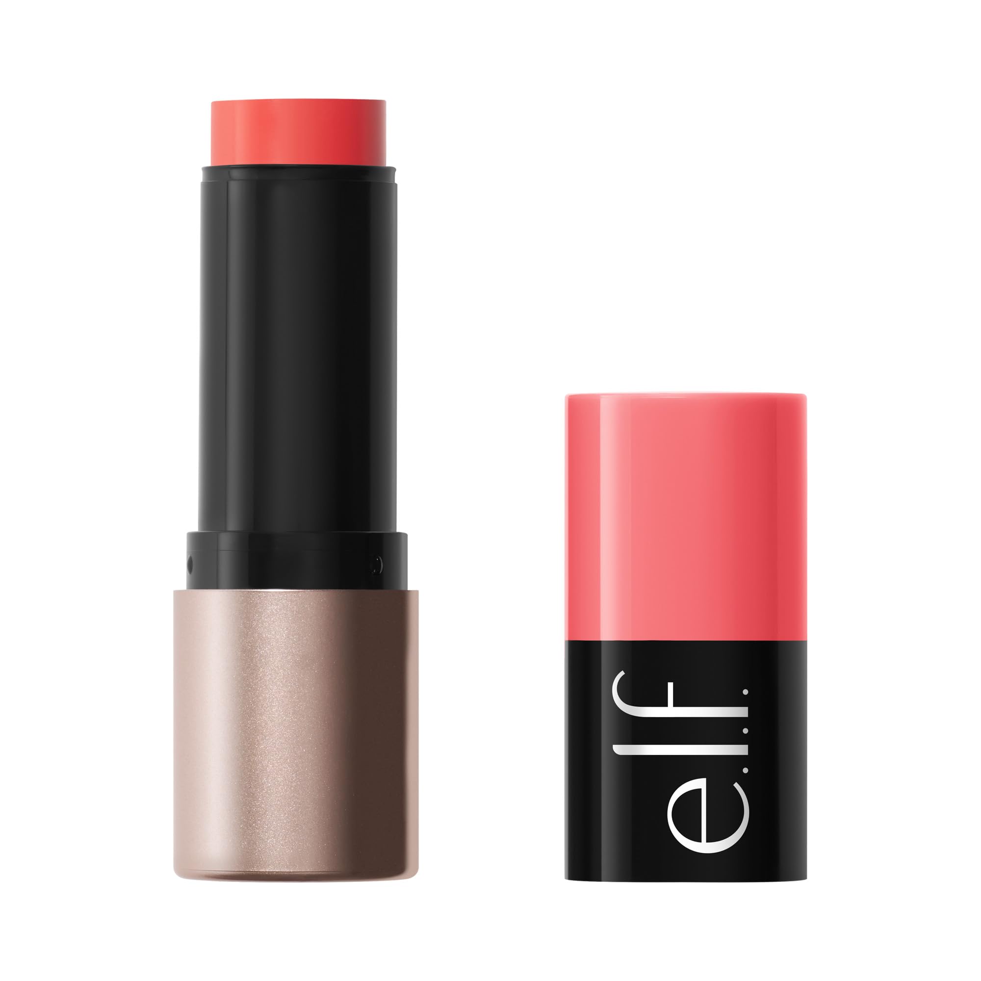 e.l.f. Soft Glam Cream Blush Stick - Melon-Drama | Crayon Form | Full Coverage