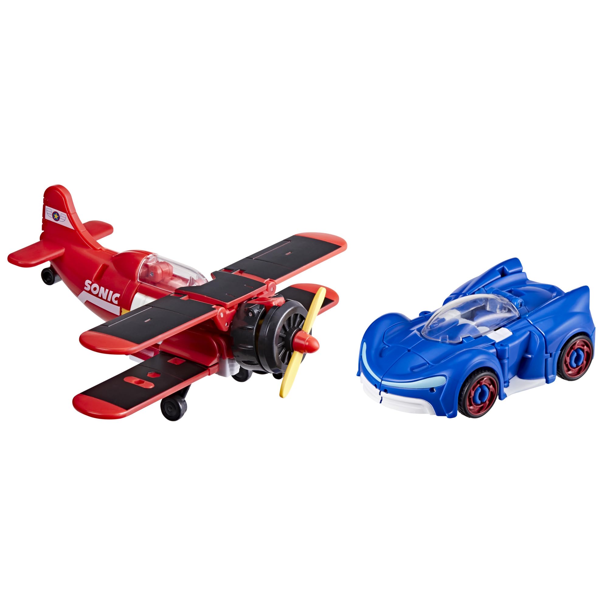 Transformers Collaborative Sonic the Hedgehog x Wingtail and Blue Booster Action Figures 2