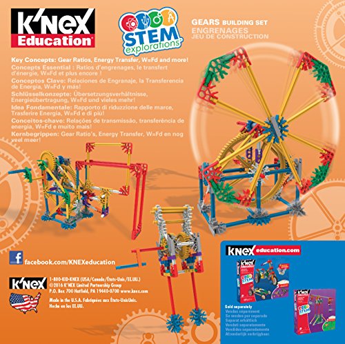 K'NEX STEM Explorations Gears Building Set 79318 | 143 Parts | Ages 8+ 2