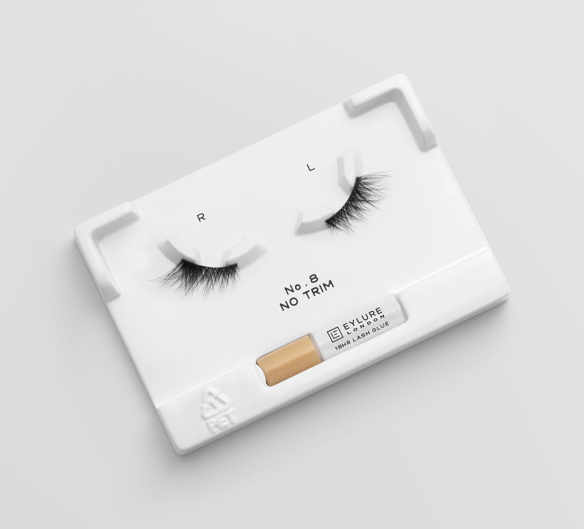Eylure Half Lash No. 8 - Cat-Eye Effect, Reusable Up to 5 Wears | Synthetic Fiber 5