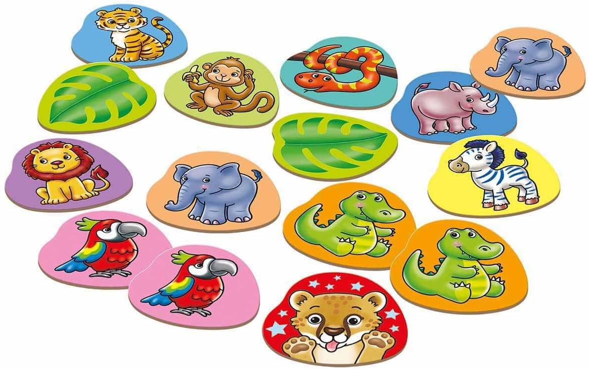 Orchard Toys - Jumble Jungle Game Educational Matching Board Game for Kids