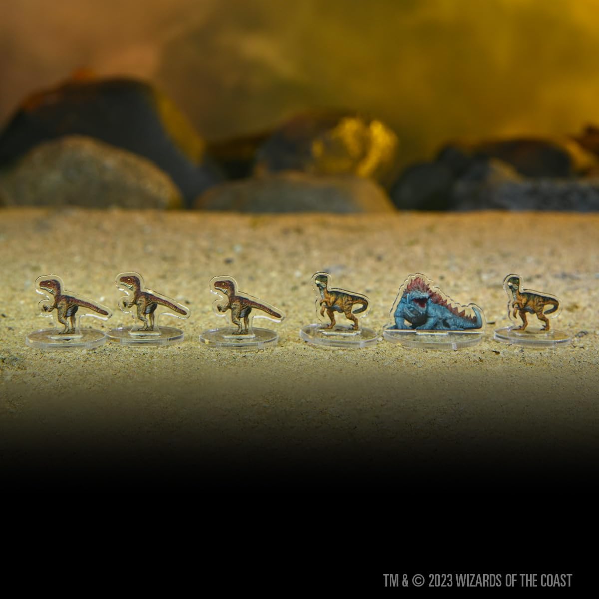 WizKids D&D Idols of the Realms: Scales & Tails - Reptile Den 2D Acrylic Miniatures Set | 17 Pieces 6