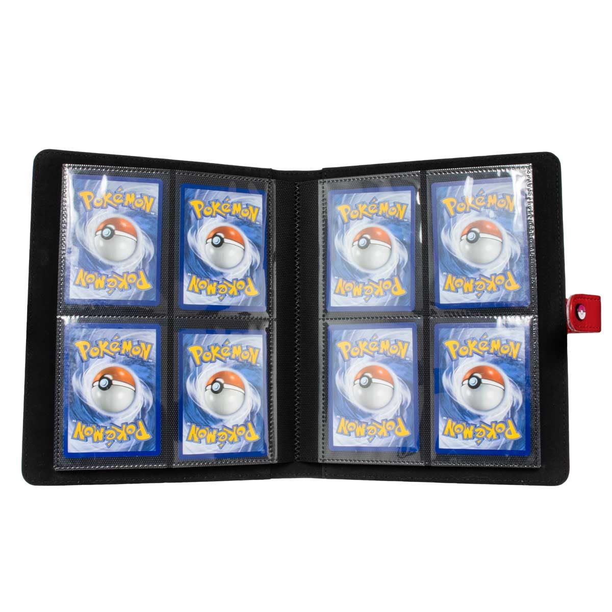 Ultra Pro Premium Red Snap Binder for Pokémon - 20 Page 4-Pocket Album with Enamel Poké Ball Snap 4