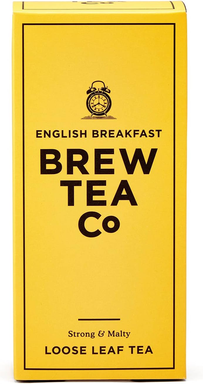 Brew Tea Co English Breakfast - Strong and Malty - 113g Loose Leaf Tea