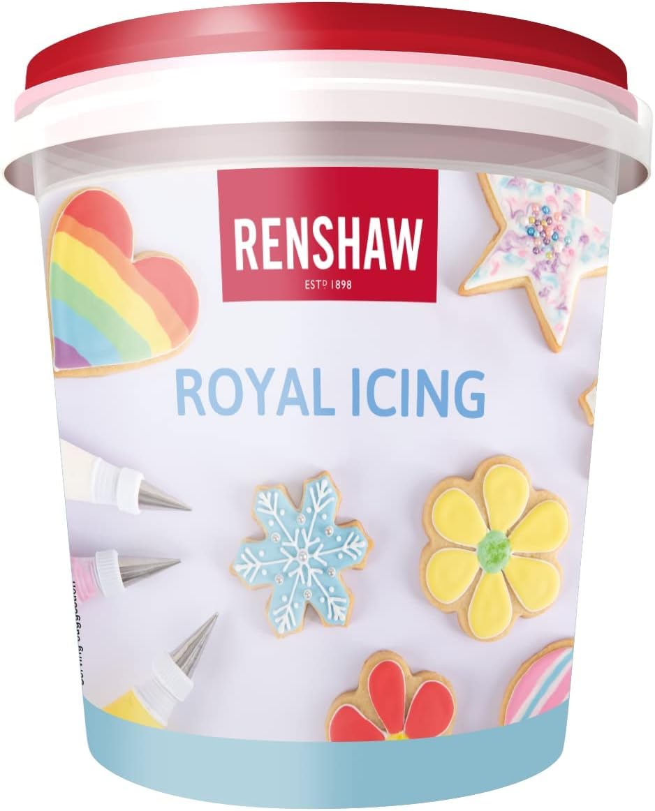 Renshaw White Royal Icing 400g - Ready to Use Cake Decorating Frosting