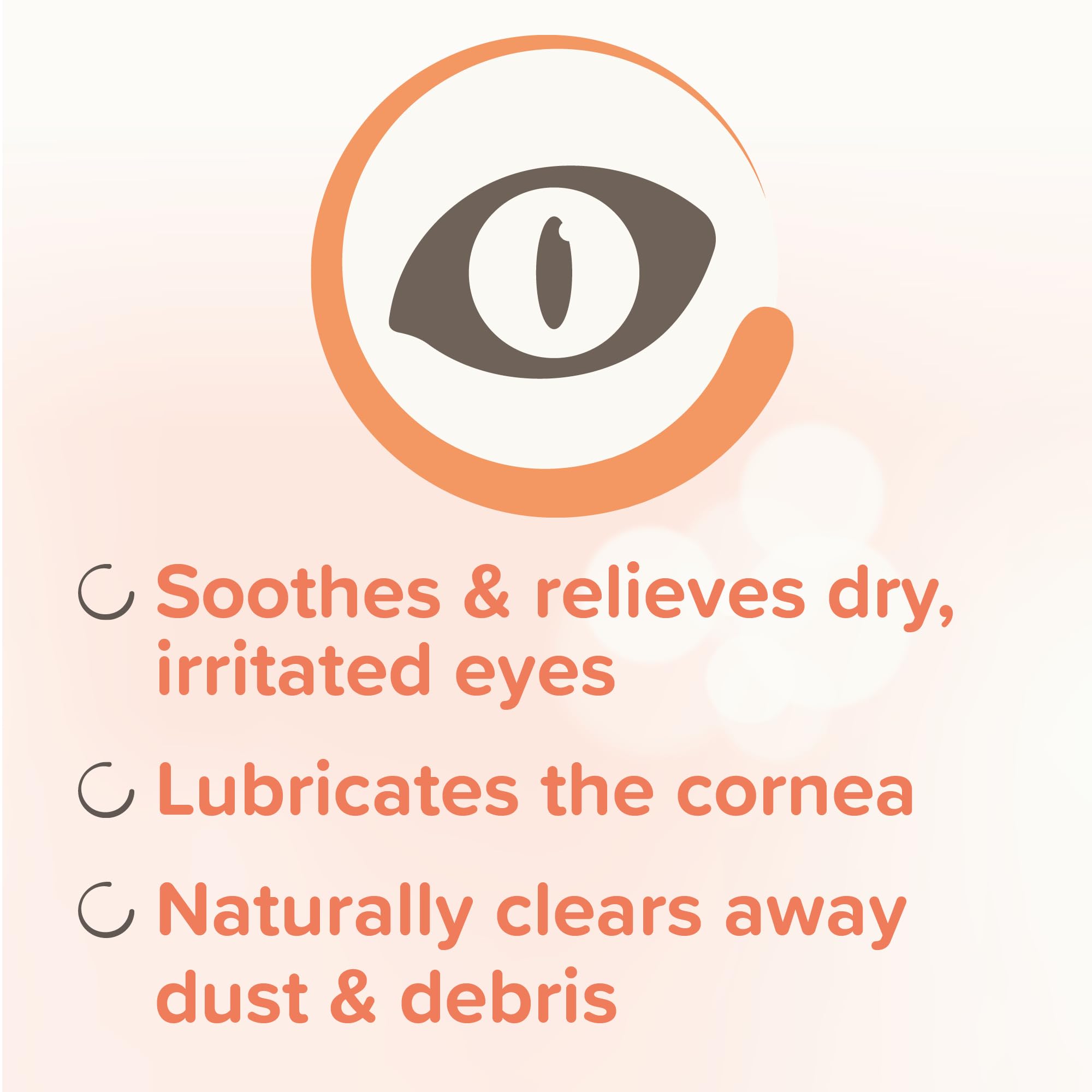Beaphar Eye Gel for Cats, Dogs, Rabbits & Small Animals - 5ml Soothing Relief with Vitamin A 3