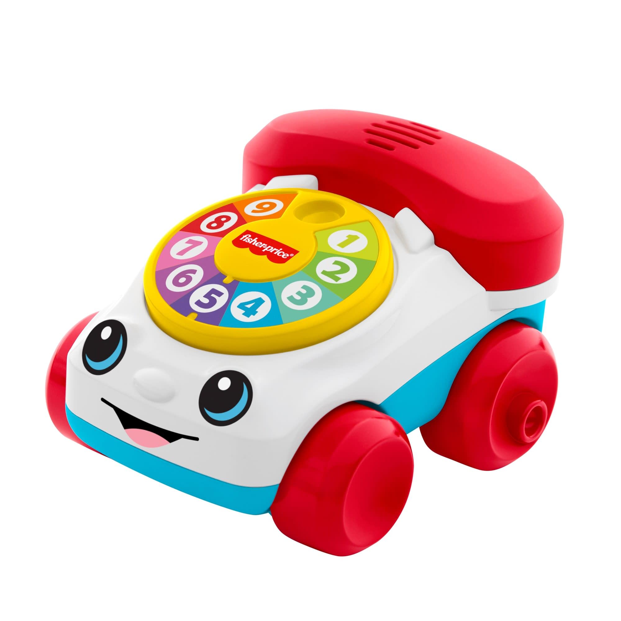 Fisher-Price Chatter Telephone Vehicle Push-Along Toy | Ages 6+ Months | JKD56