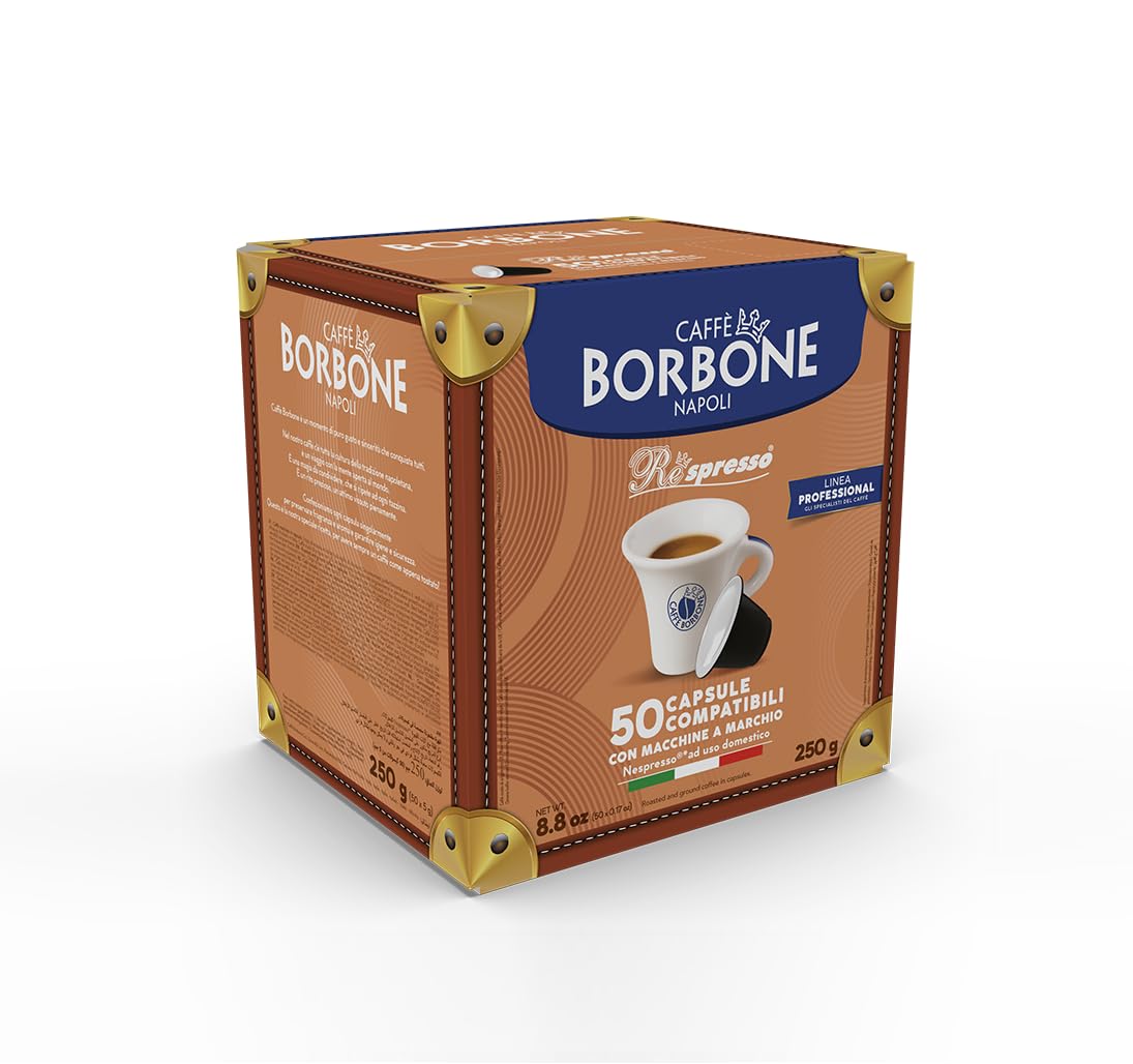 Caffè Borbone Respresso Gold Coffee Blend - 50 Capsules for Nespresso® Machines