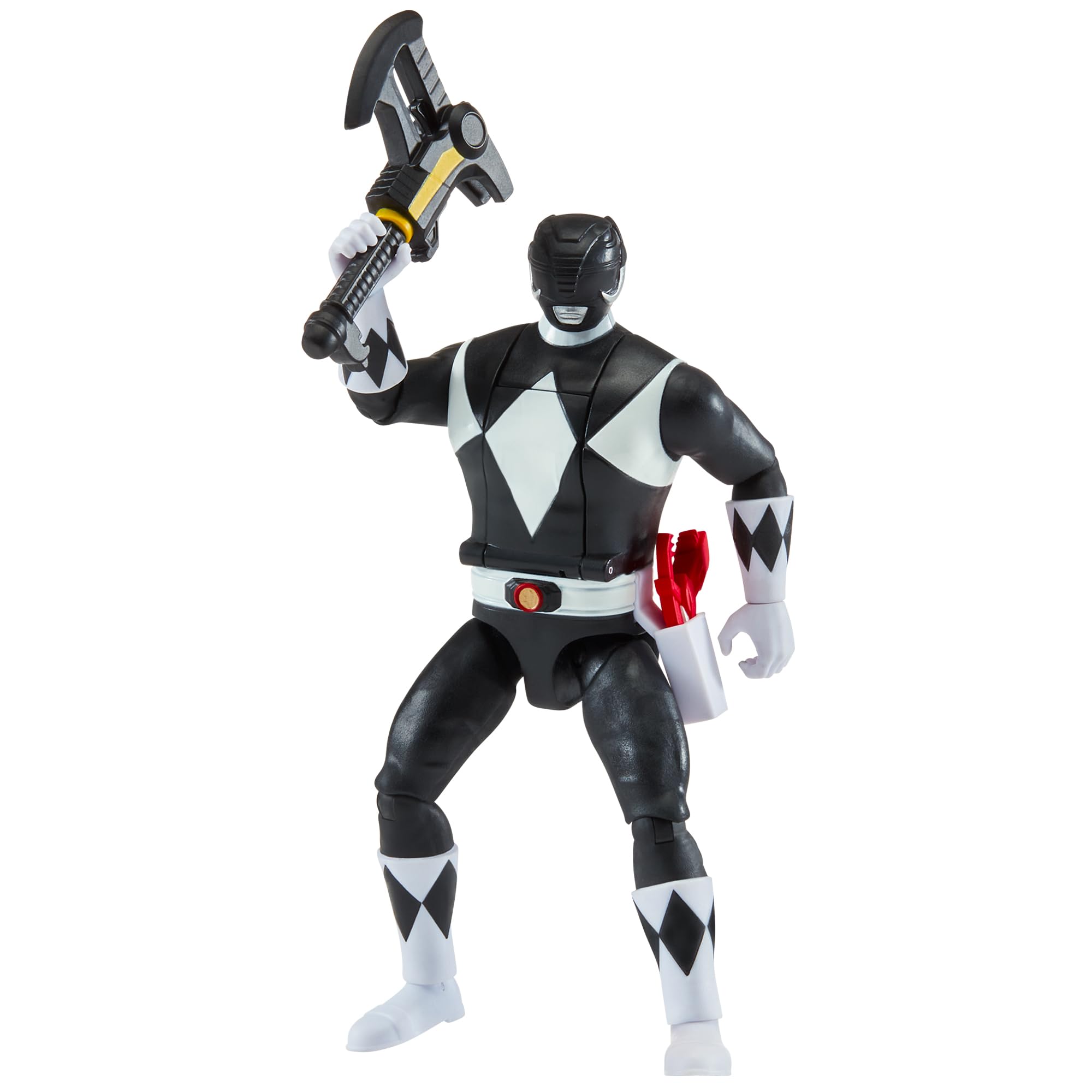 Playmates Power Rangers Mighty Morphin Auto-Morphin Black Ranger Action Figure | 14.5 cm 3