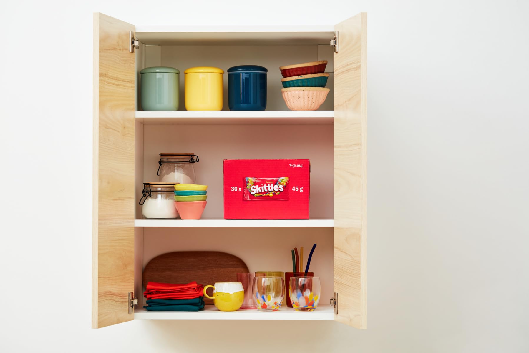 Skittles Vegan Sweets, 36 x 45g Packs, Fruit Flavoured Chewy Sweets with Crisp Shell, Bulk Box 3