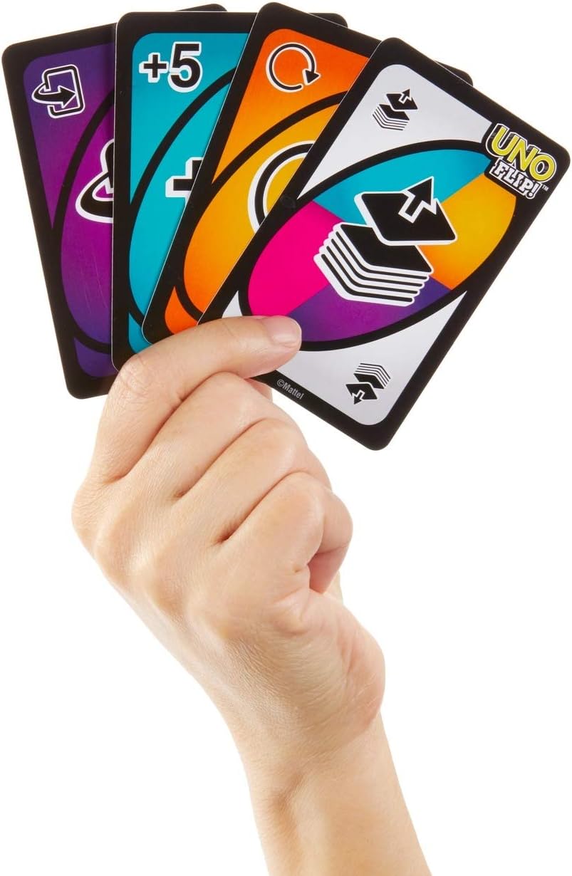 Mattel UNO Flip-Kartenspiel, mehrfarbig