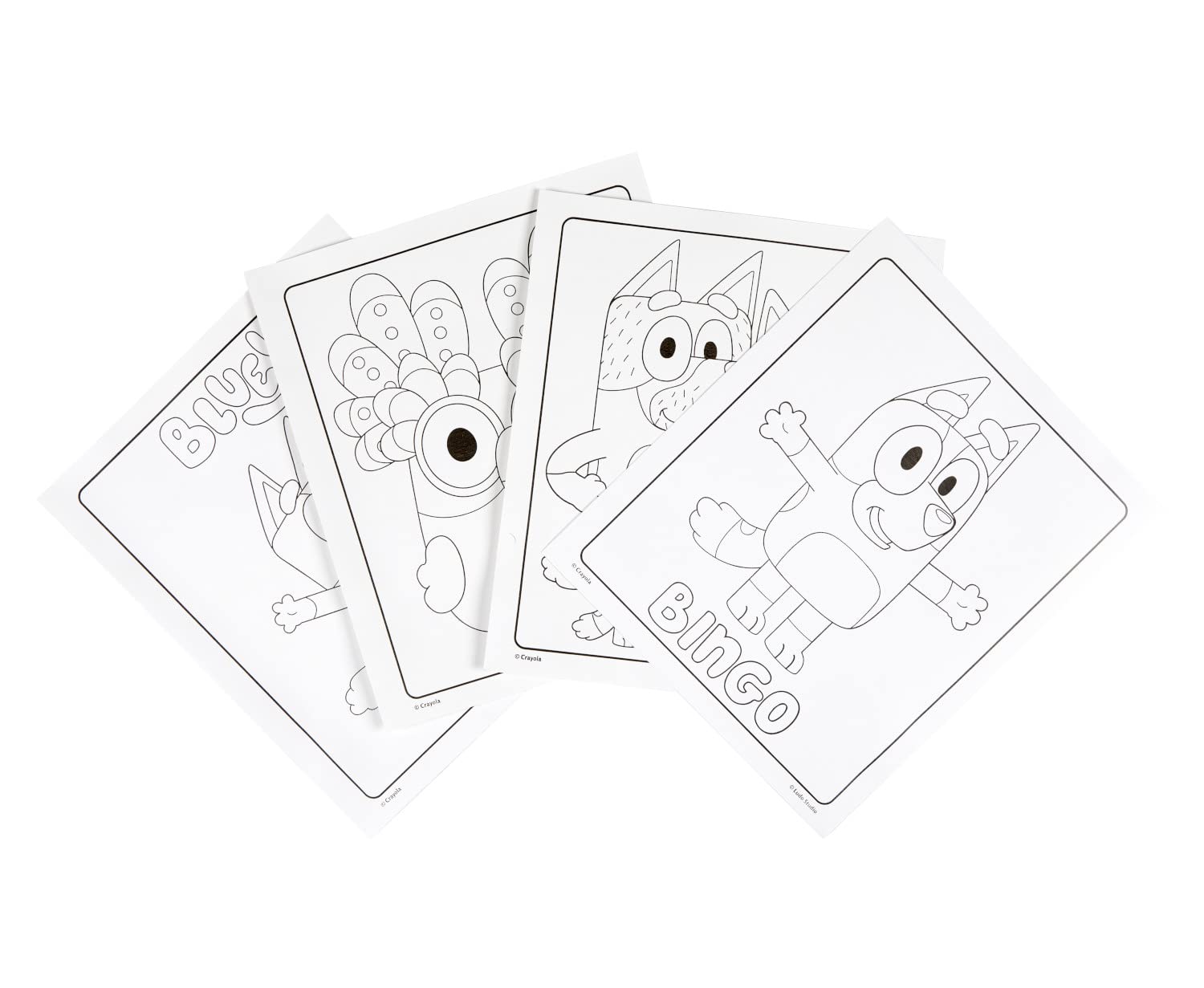 CRAYOLA - Bluey Colouring Mess-Free Book with 5 Markers