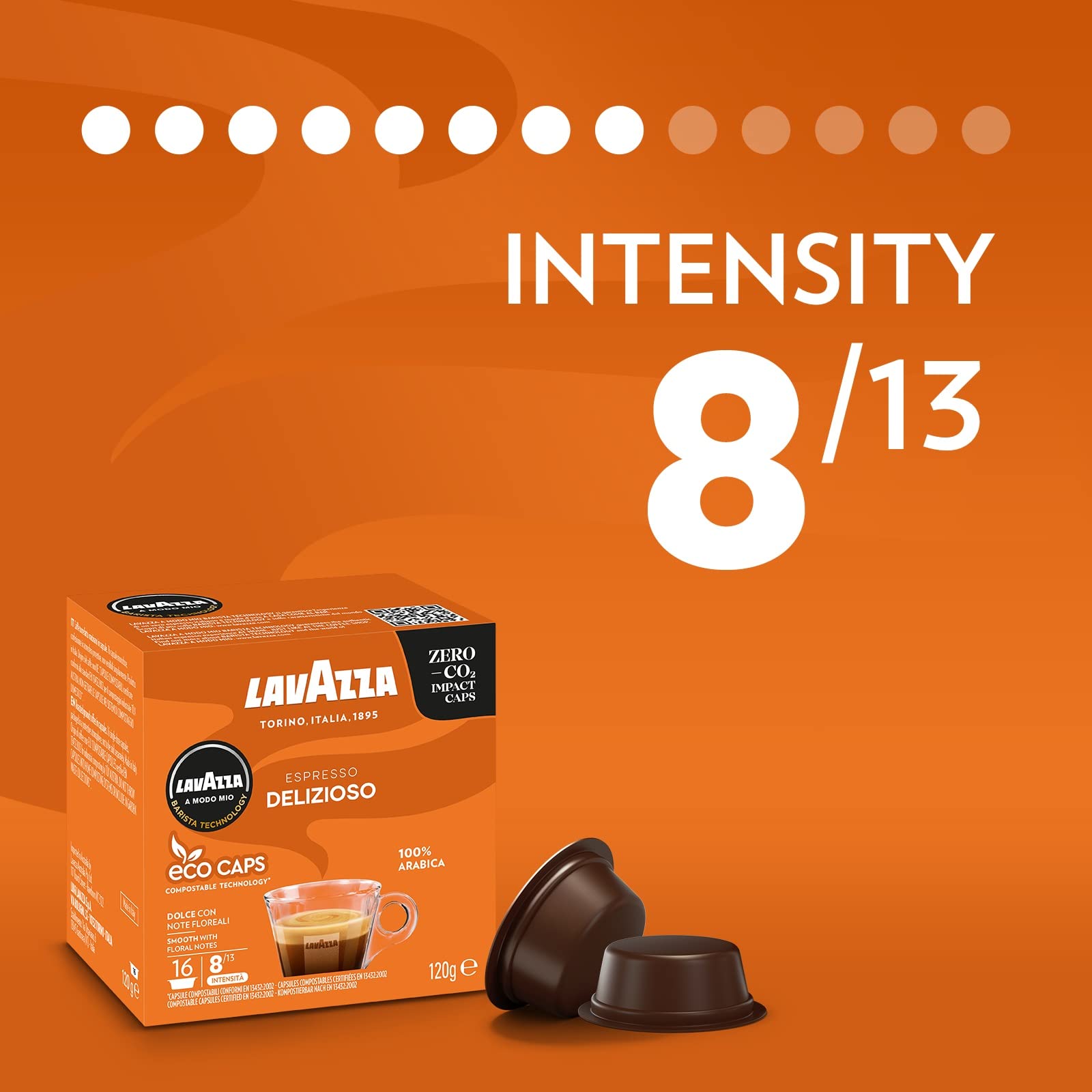 Lavazza A Modo Mio Espresso Delizioso Coffee Capsules, 100% Arabica, 16 Pods 3