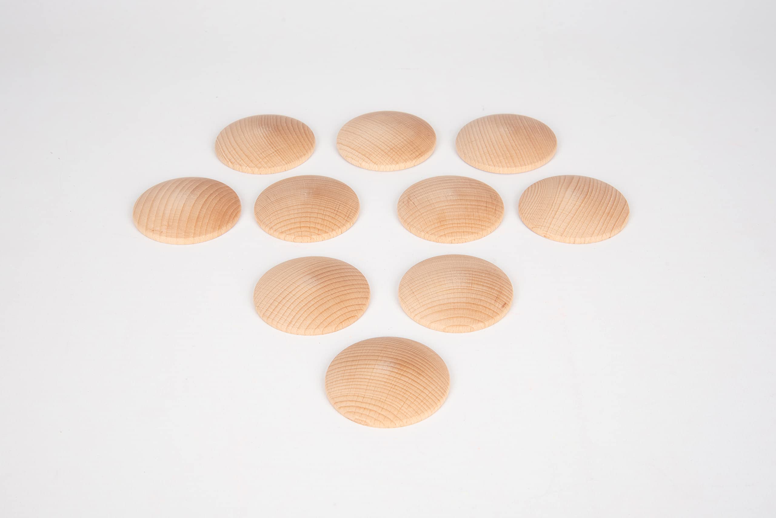 tickit Wooden Heuristic Discs 60mm - Educational Sensory Play for Toddlers & Preschoolers 3