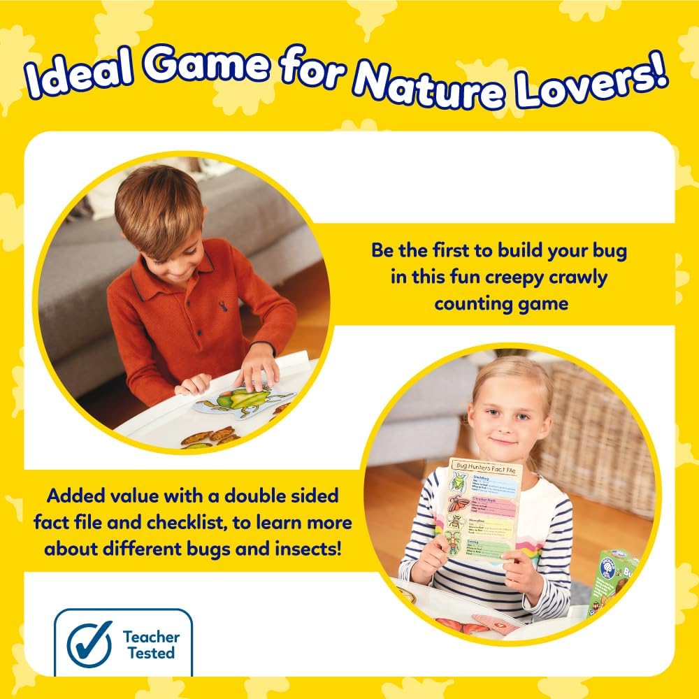 Orchard Toys Bug Hunters Game - Nature Themed Counting Board Game for Kids