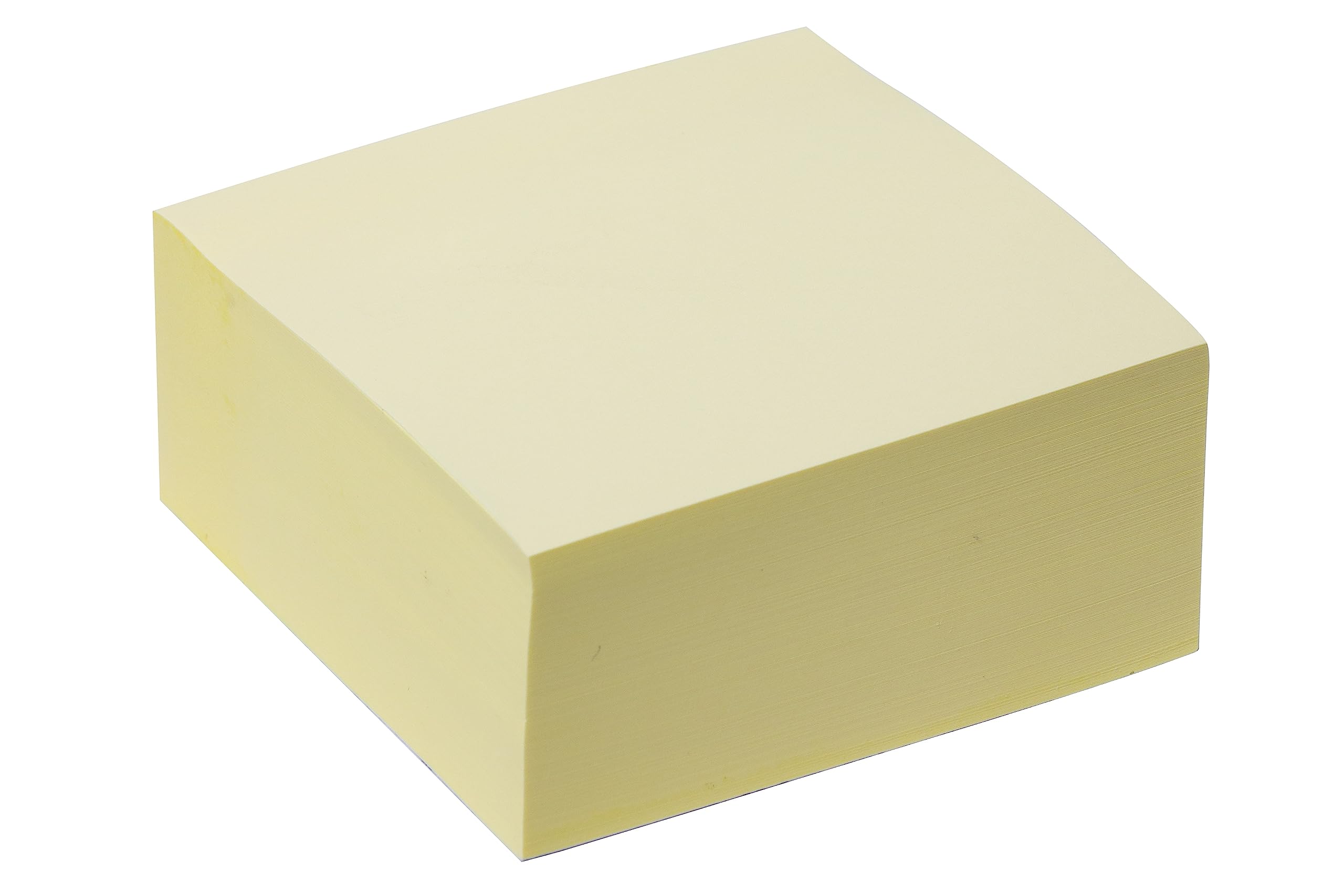 Q-Connect Quick Note Cube - Yellow Sticky Notes | 76 x 76mm | 400 Sheets