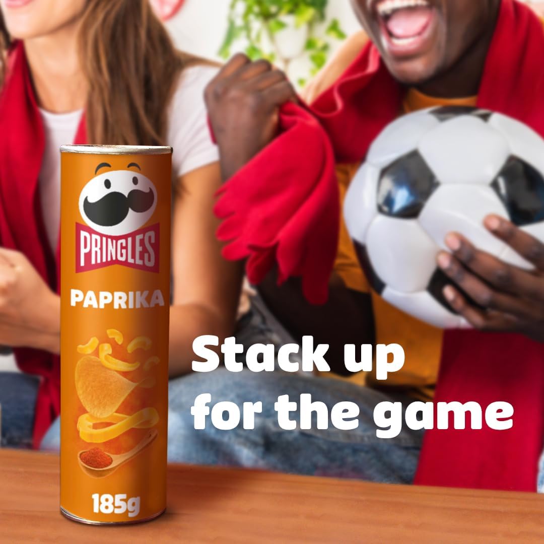 Pringles Paprika Crisps 185g