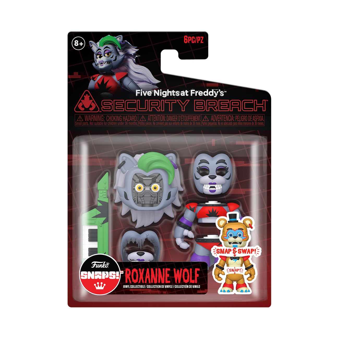 Funko SNAPS! Five Nights at Freddy's - Glamrock Roxanne Vinyl Figure 3