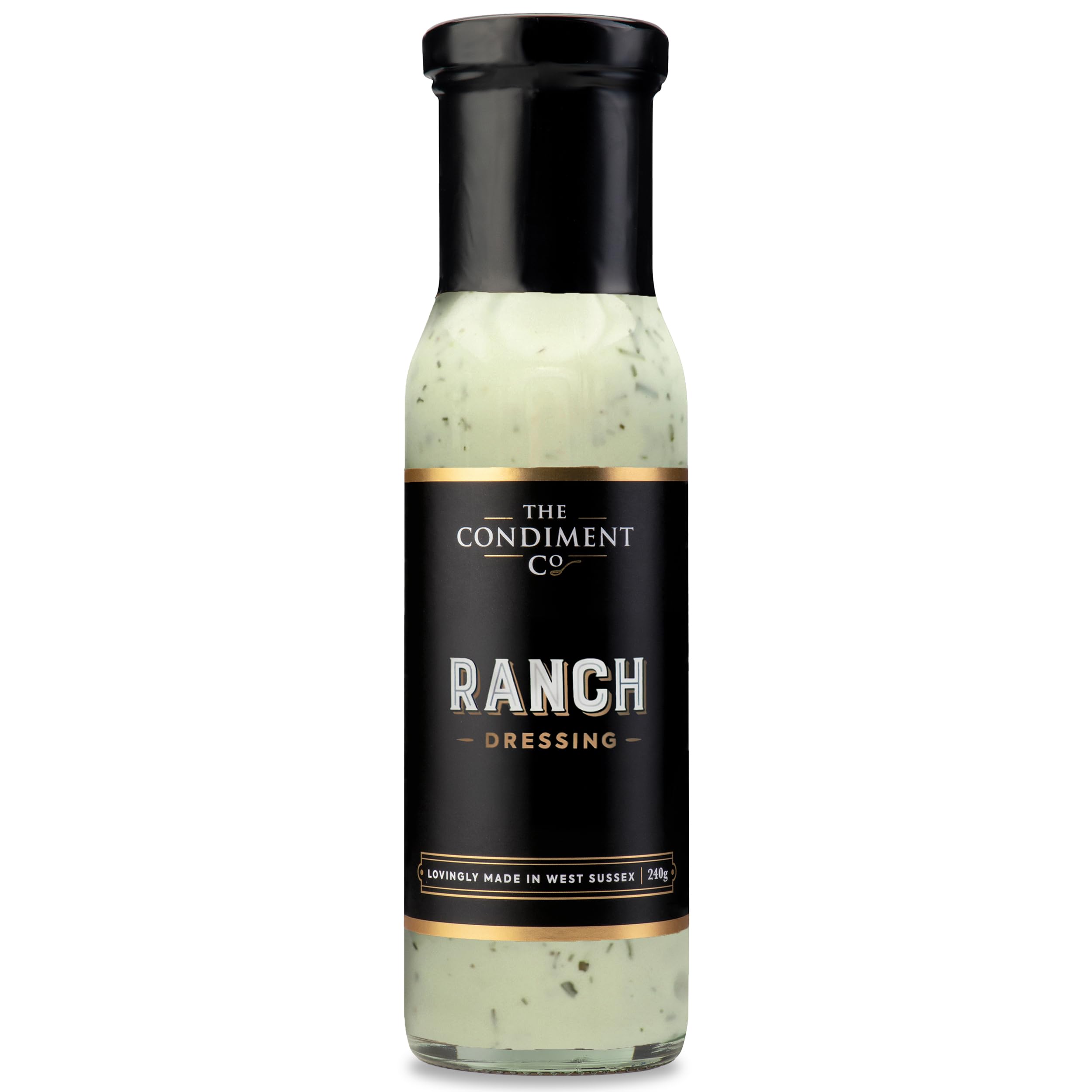 The Condiment Company Ranch Dressing - Creamy, Versatile Sauce | 240g Bottle