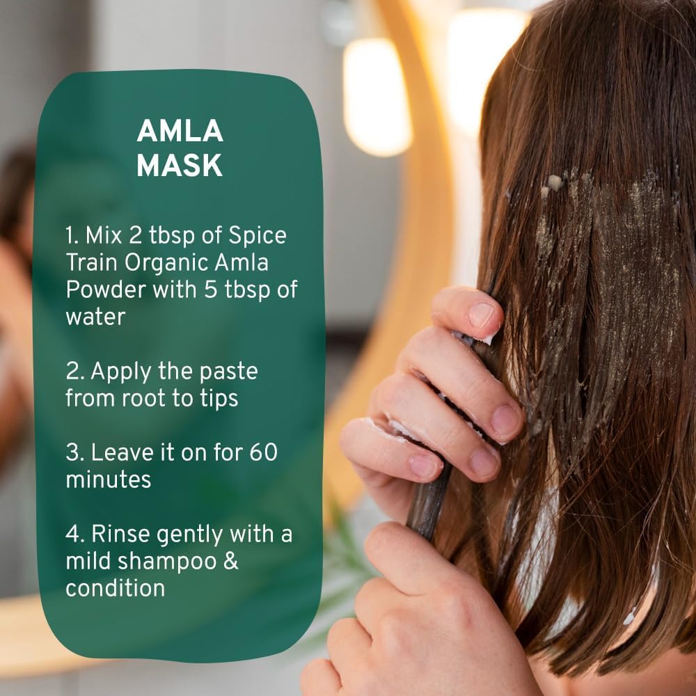 HANDPICK Amla-Pulver (500 g) – Rohes indisches Stachelbeerpulver aus Maharashtra | Gentechnikfrei, wiederverschließbarer Beutel 3