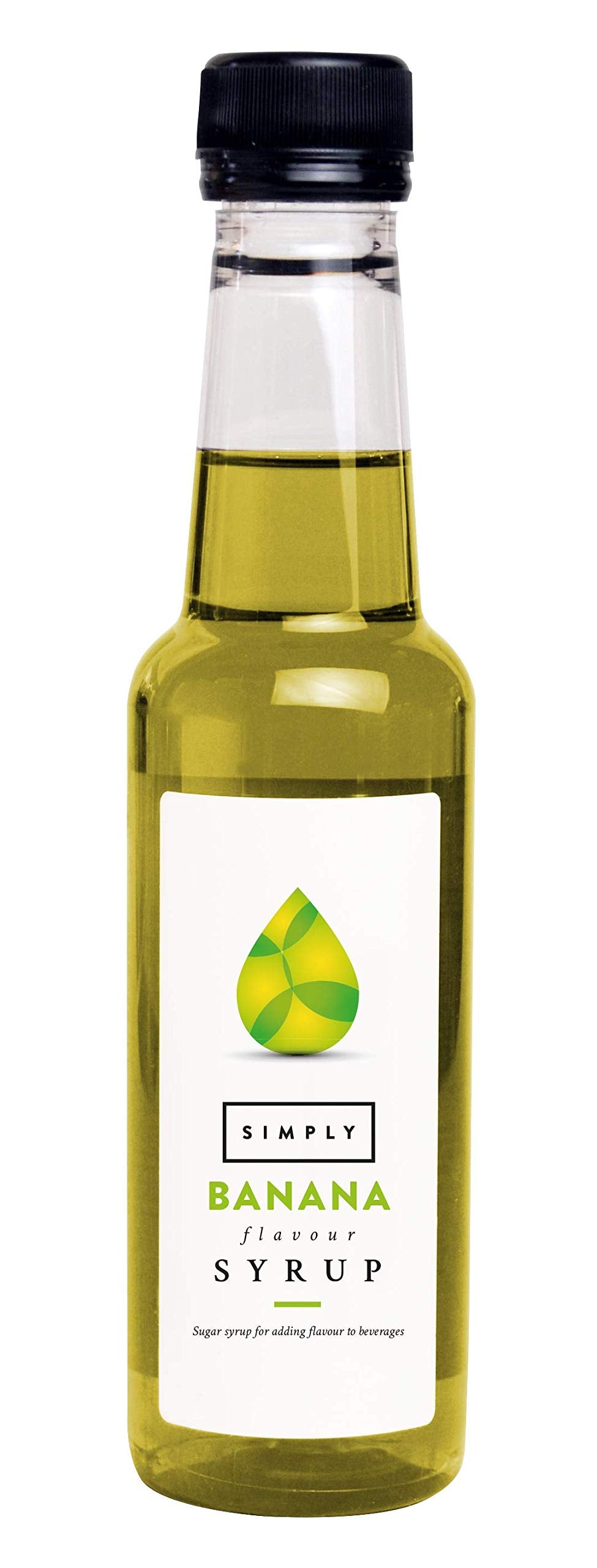 Simply Banana Flavoured Syrup for Coffee, Cocktails & Baking | Vegan, Nut Free | 250 ml