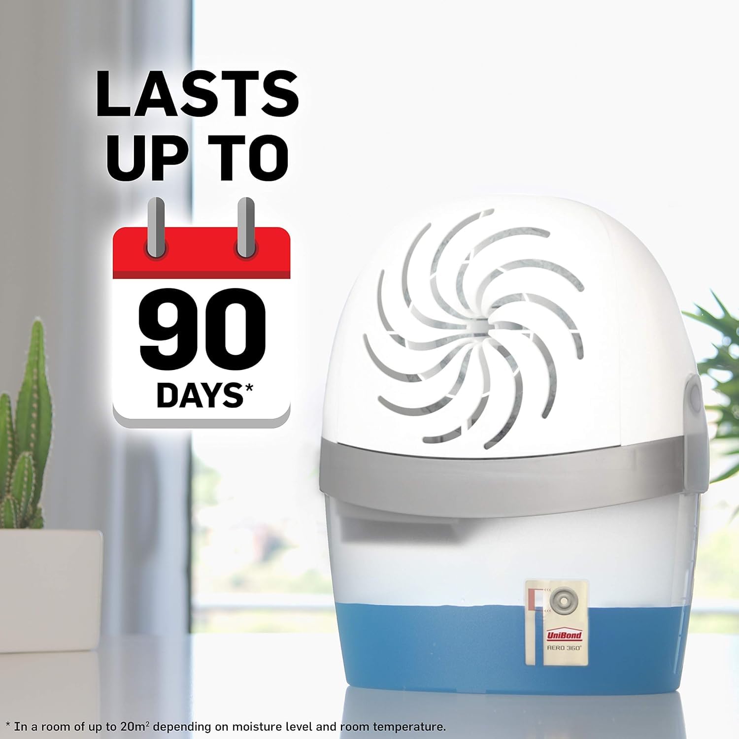 Unibond AERO 360° Moisture Absorber Device with 450g Refill Tab | Prevents Condensation | Recyclable 6