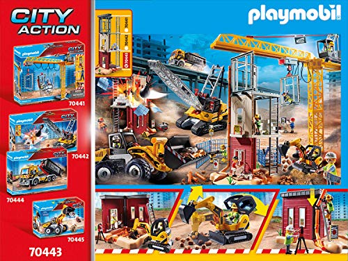 Playmobil 70443 City Action Construcion Piccolo escavatore con benna mobile
