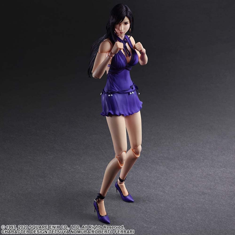 FINAL FANTASY VII REMAKE PLAY ARTS KAI ACTION FIGURE TIFA LOCKHART DRESS VER.