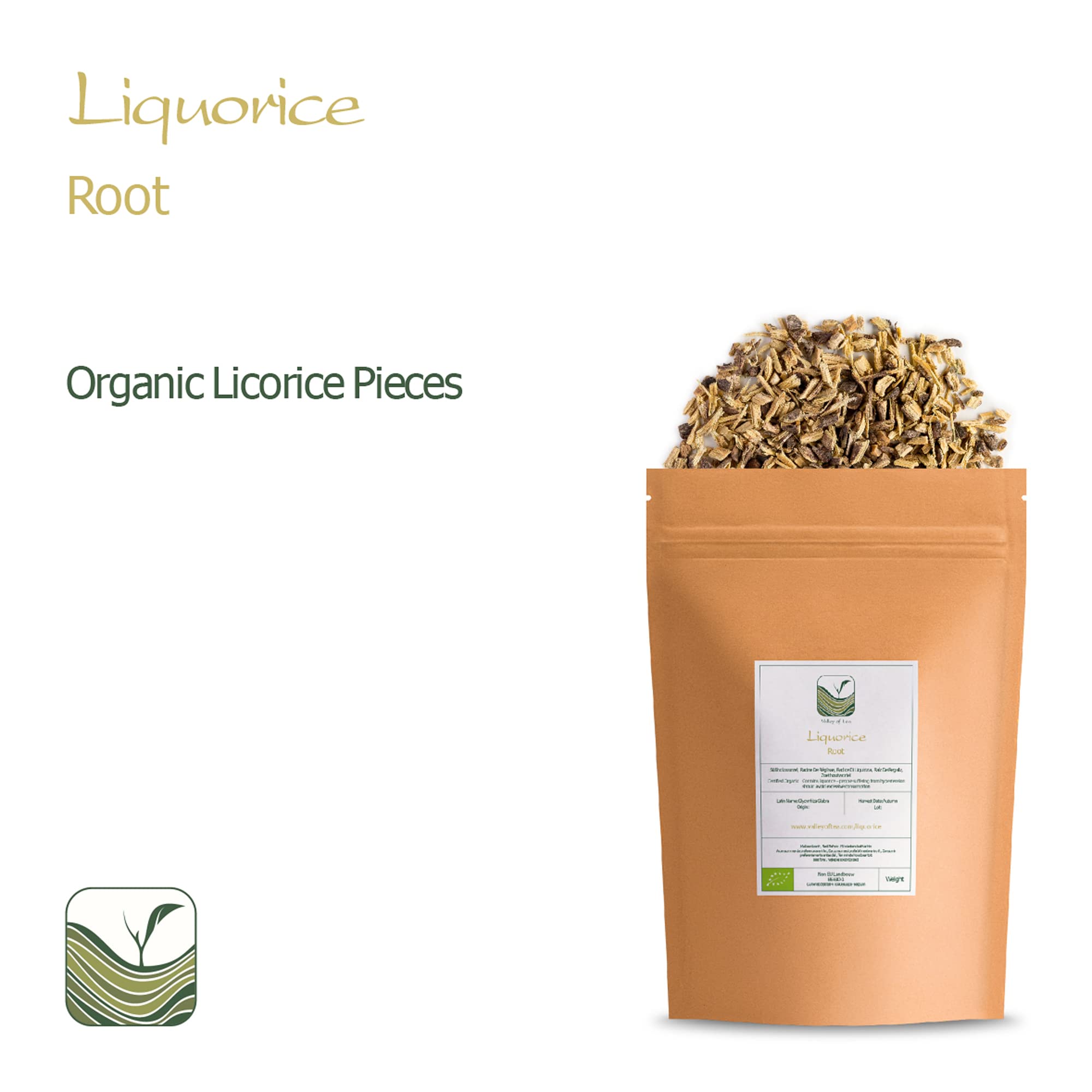 Valley of Tea - Organic Licorice Root Herbal Tea (200g) 4