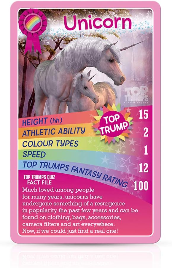 Top Trumps Kartenspiel „Pferde, Ponys und Einhörner“ 4