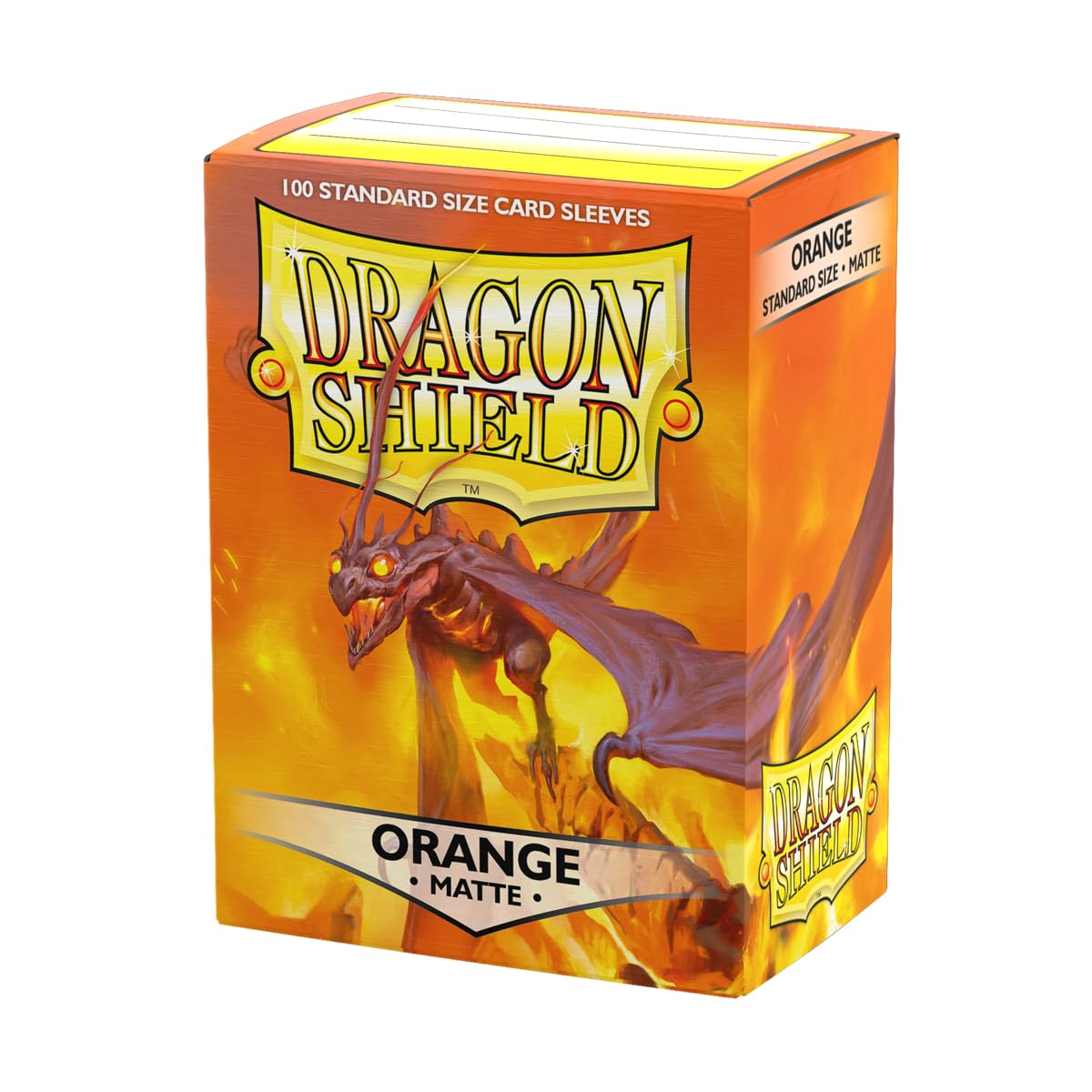 Dragon Shield Matte Orange Card Game Sleeves (100 ct) by Arcane Tinmen ApS 3