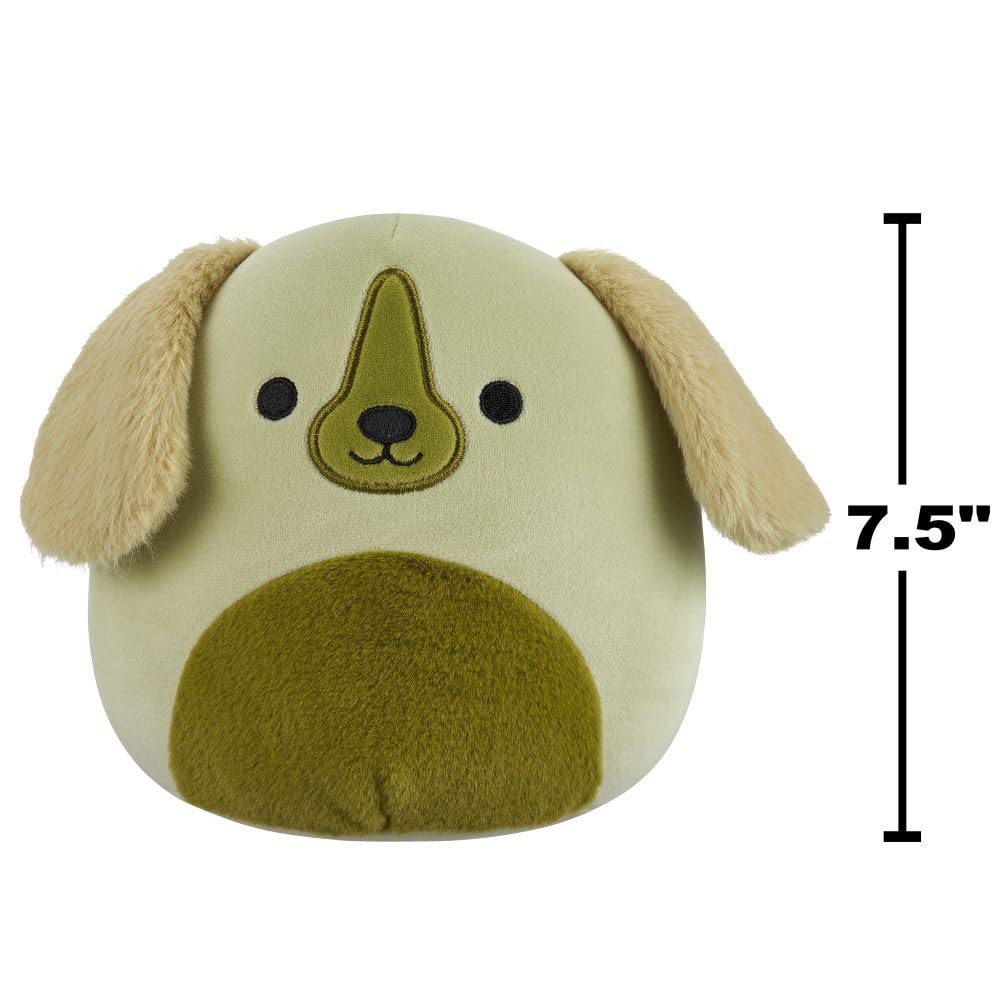 Squishmallows Brad the Green Retriever Plush - 7.5 Inch Soft Stuffed Animal for Kids 3+ 6