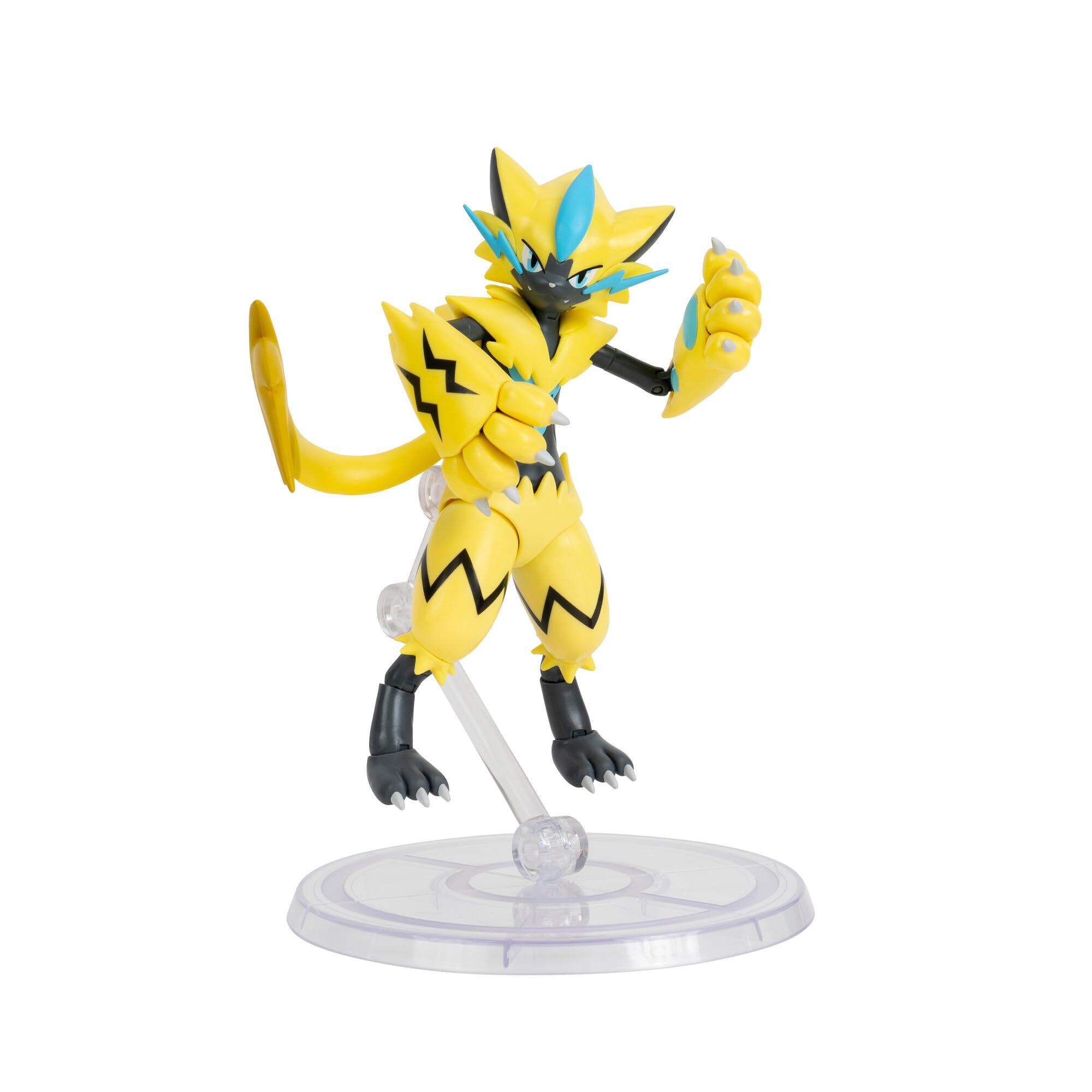 Pokémon Select Zeraora - 6-Inch Super-Articulated Action Figure with Posing Stand 4