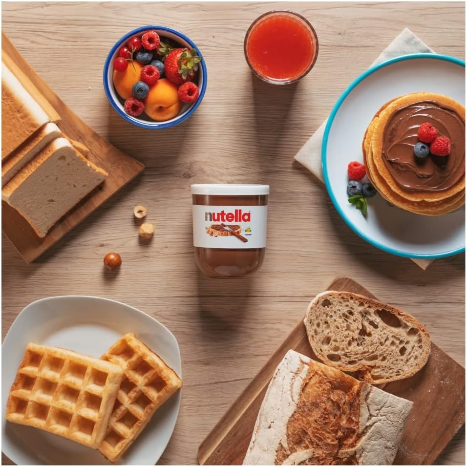 Nutella Haselnuss-Schokoladenaufstrich 200 g - Frühstücks- und Snack-Topping 5