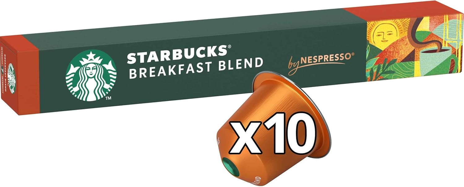 STARBUCKS - Breakfast Blend Medium Roast Kaffeekapseln, 60 Kapseln (6 x 10) für Nespresso-Maschinen 5