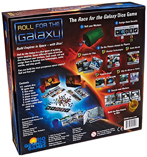 Rio Grande Games Roll for the Galaxy Base Game (492)