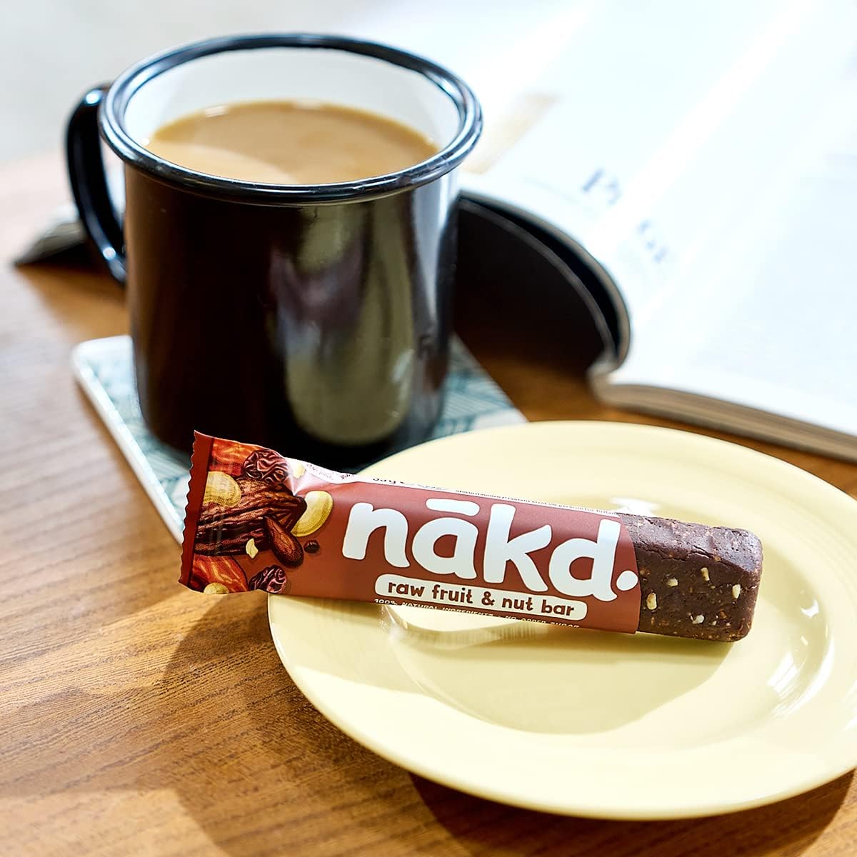 Nakd Cocoa Orange Natural Fruit & Nut Bars - Vegan, Gluten Free, No Added Sugar - 12 Pack