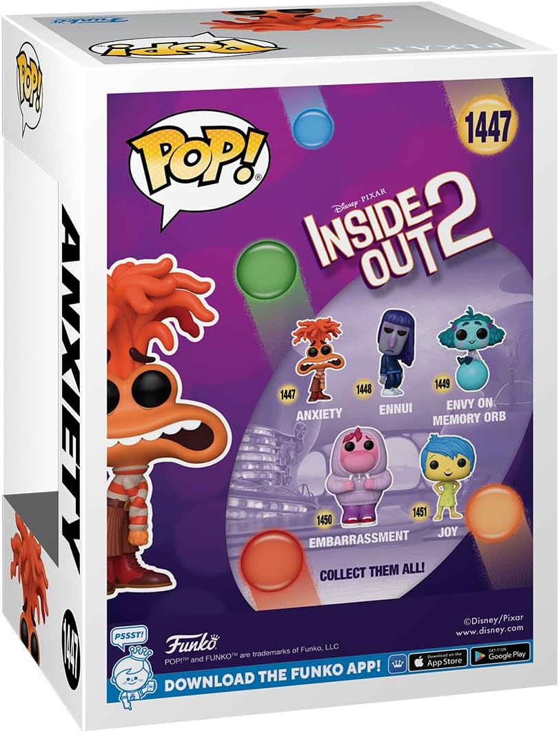 Funko Pop! Disney: Inside Out 2 - Anxiety Vinyl Figure 3