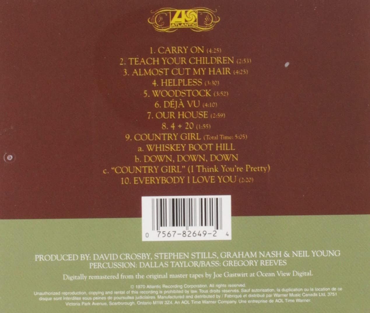 Crosby, Stills, Nash & Young - Déjà Vu [Audio CD]