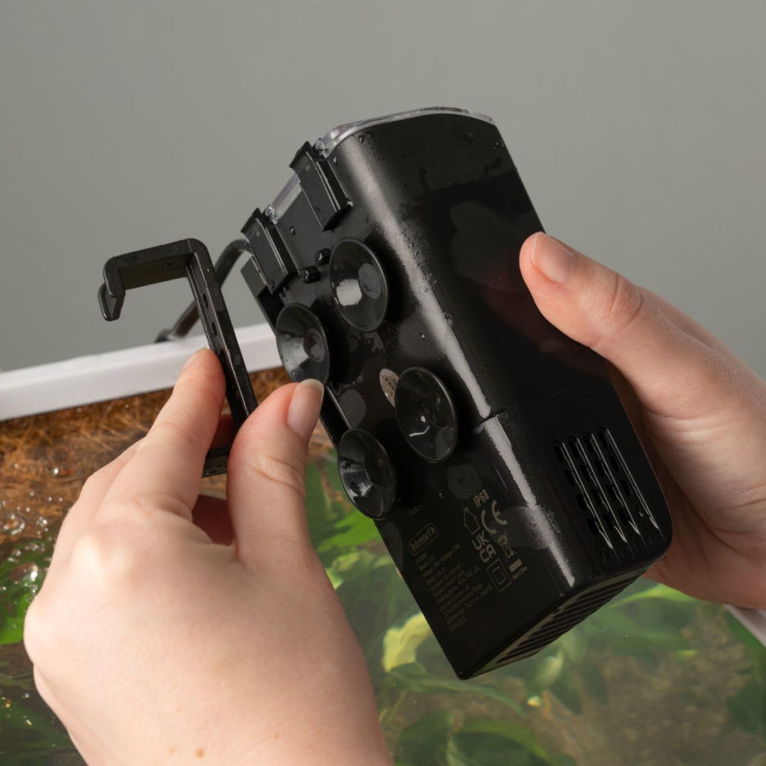 Interpet Internal Aquarium Filter - Bio CF1 | 5-Stage Filtration | Includes Coir Tech Bio Cartridges 6