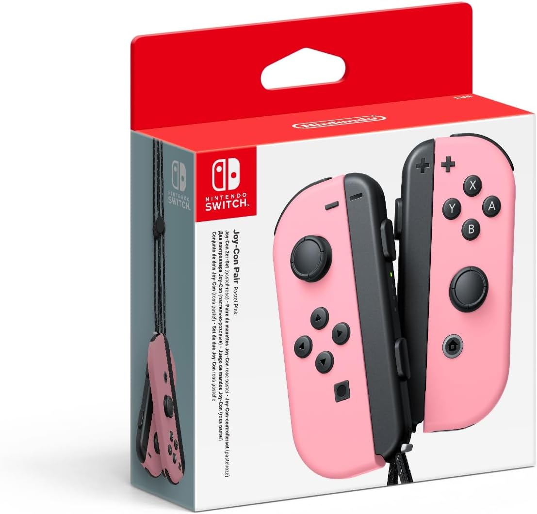 Princess Peach: Showtime! - Nintendo Switch Joy-Con Pair (Pastel Pink)