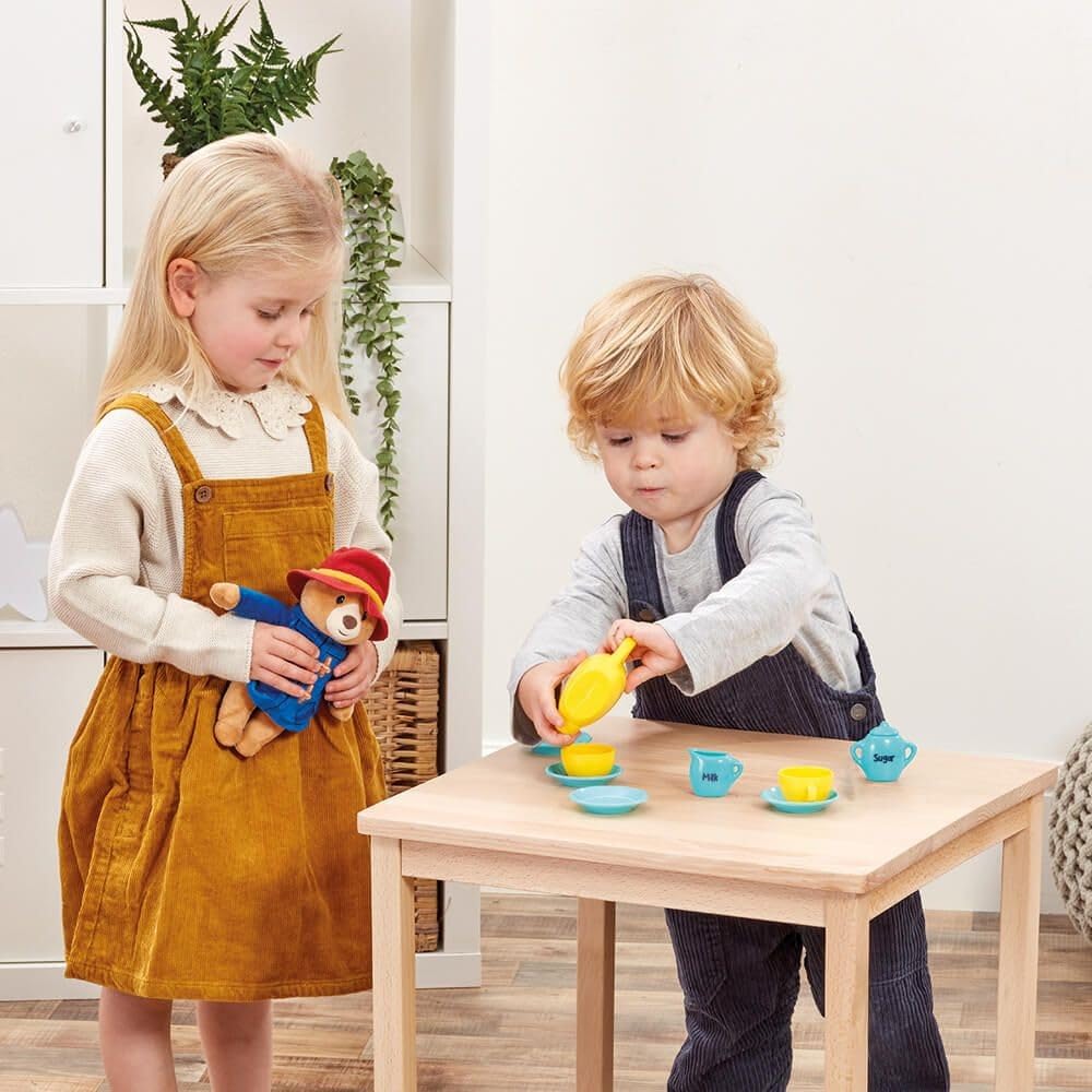 Rainbow Designs Paddington Bear Toy Tea Set - 9-Piece Pretend Play Set for Kids 5