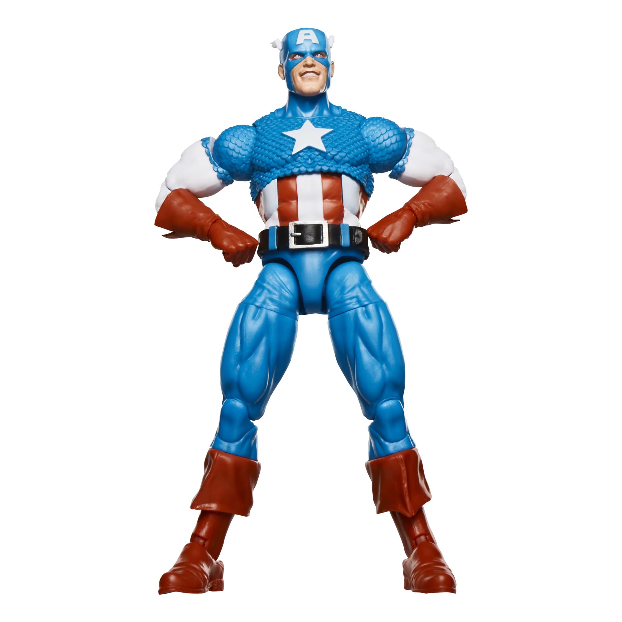 Marvel Legends Series Captain America Action Figure - Inspired by 1980s Secret Wars Comic, 6 Inch Collectible with Retro Packaging 3